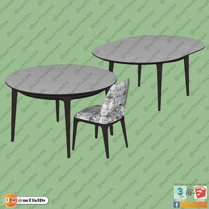 میز و صندلی ناهارخوری  67 برای اسکچاپ