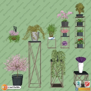 انواع گلدان برای اسکچاپ 21