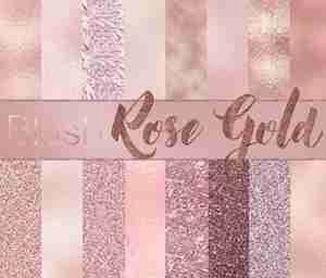 بک گراند Blush Rose Gold Textures