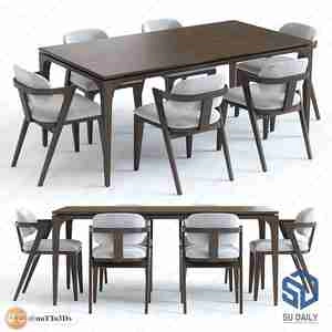 میز و صندلی ناهارخوری 324 برای اسکچاپ