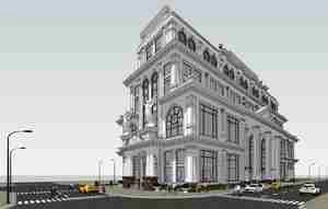 طراحی نما کلاسیک برای اسکچاپ