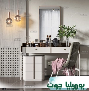 میز آرایش سفید و مدرن