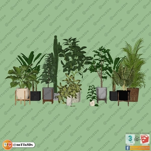 انواع گلدان برای اسکچاپ