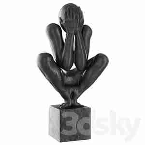 مجسمه مرد بدون عصا