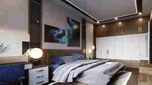 طراحی داخلی اتاق خواب مدرن برای اسکچاپ