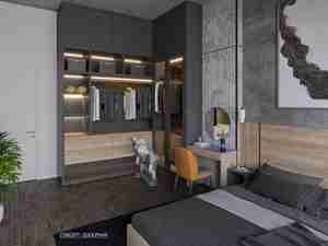 طراحی داخلی اتاق خواب مدرن برای اسکچاپ