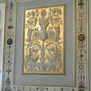 نقاشی وپتینه وورق طلا