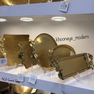 ظروف استیل چکشی با روکش برنز