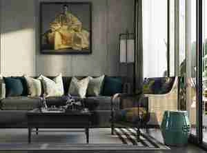 ترکیبی از سبک کلاسیک و مدرن در طراحی نشیمن برای اسکچاپ