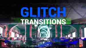 تنزیشن برای ویدو Glitch Transitions