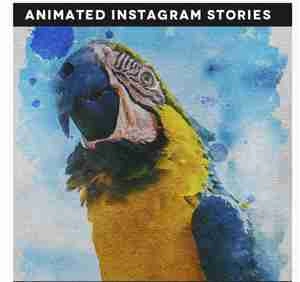 اکشن برای آبرنگ کردن تصویر Animated Watercolor Effect