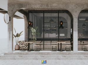 طراحی داخلی فضای کافی شاپ و رستوران برای اسکچاپ