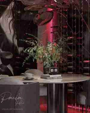 طراحی داخلی نشیمن و آشپزخانه لوکس برای اسکچاپ