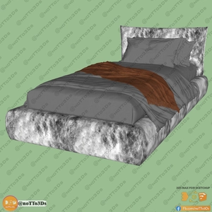 تخت تک نفره سفید  اسکچاپ