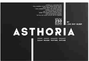 فونت انگلیسی Asthoria