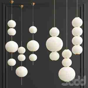 آویز باطرح توپی مدرن Suspension Pendants light