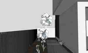 طراحی نما ویلایی مدرن برای اسکچاپ