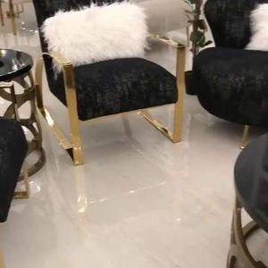 ست مبل به رنگ مشکل همرا با عسلی