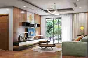 طراحی داخلی فضای نشیمن برای اسکچاپ