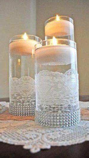 جاشمعی شیشه ای شیک