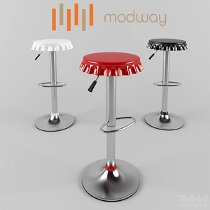 صندلی بلند با درب نوشابه Modway