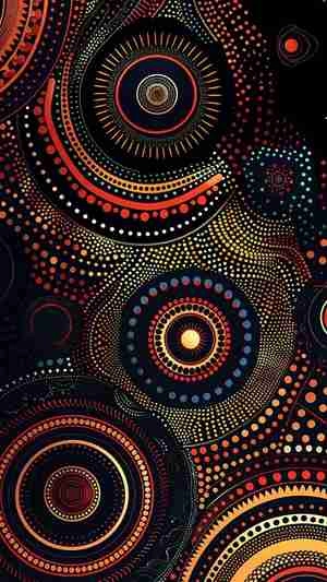 طراحی بک گراند با نکته زنی