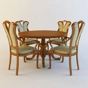 ابجکت میز صندلی مدرن نهارخوری