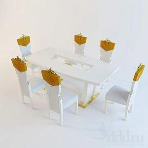 ابجکت میز صندلی مدرن نهارخوری