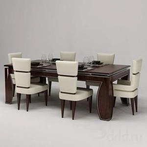 ابجکت میز صندلی مدرن نهارخوری