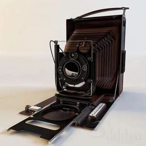 ابجکت 3d دوربین عکاسی قدیمی