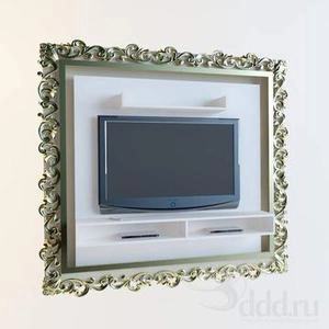 ابجکت 3d دیوار تی وی tv