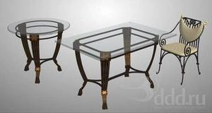 ابجکت میز صندلی مدرن نهارخوری
