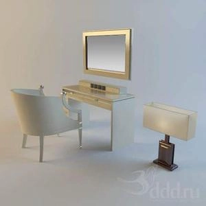 آبجکت میز صندلی ارایش قدیمی