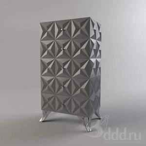 کمد کشو داره با ام دی اف سه بعدی