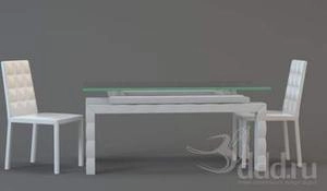 ابجکت میز صندلی مدرن نهارخوری