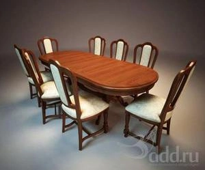 میزوصندلی چوبی   ناهار خوری 8 نفره رنگ سفید طرح کلاسیک
