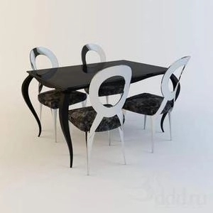 ابجکت میز صندلی مدرن نهارخوری