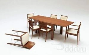 ابجکت میز صندلی مدرن نهارخوری