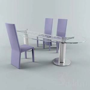 ابجکت میز صندلی مدرن نهارخوری