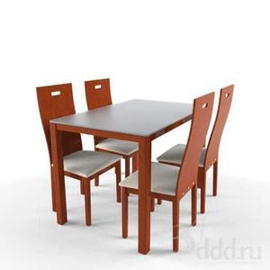 ابجکت میز صندلی مدرن نهارخوری
