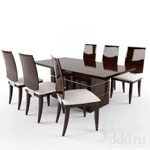 ابجکت میز صندلی مدرن نهارخوری