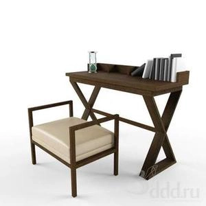 ابجکت میز صندلی مطالعه