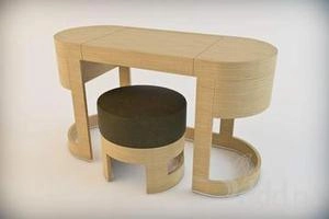ابجکت میز صندلی ارایشی