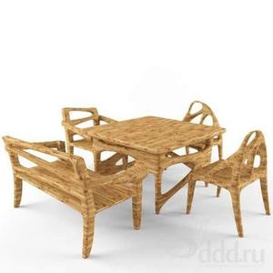 ابجکت میز صندلی مدرن نهارخوری