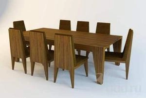 ابجکت میز صندلی مدرن نهارخوری
