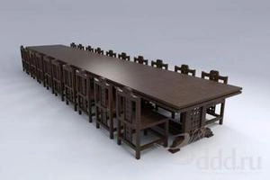 ابجکت میز صندلی مدرن نهارخوری