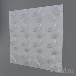 پنل پترن دیوار سه بعدی مربع موجی