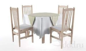 ابجکت میز صندلی مدرن نهارخوری