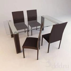 ابجکت میز صندلی مدرن نهارخوری