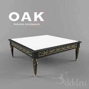 میز چوبی رنگ مشکی کلاسیک مدل OAK